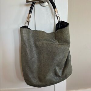 Chic Gray Women's Shoulder Bag